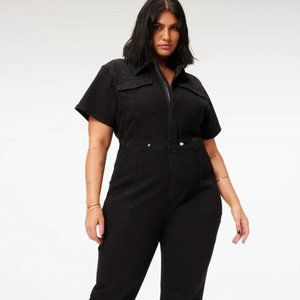 Good American Fit for Success Black Jumpsuit (NWT)